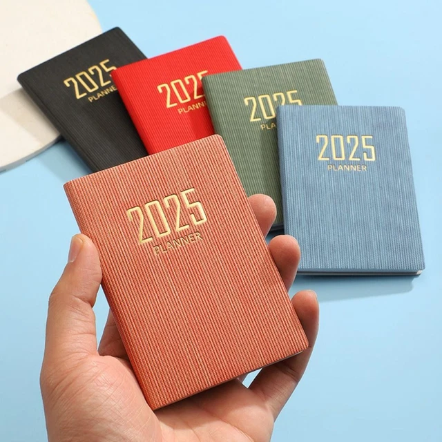 Pocket Diary Weekly Planner A7 Notebooks Portable 2025 Agenda Book Pocket Diary Weekly Planner A7 Notebooks Portable 2025 Agenda Book