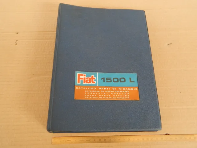 Manuale Catalogo Parti Di Ricambio Originale Fiat 1500 L 1967