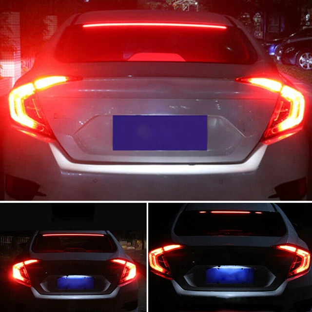 90cm Voiture 3rd Haut Frein LED Léger Bande Arrière Windshield Stop Signal Barre
