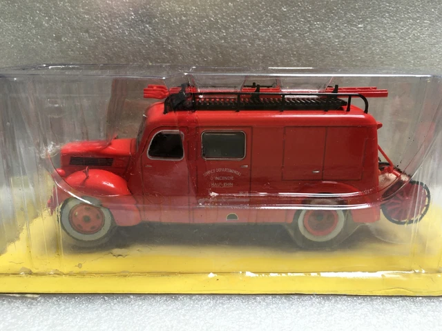 Modèle Réduit IXO Hachette #16 - Camion De Pompiers Ford F 798 T Tubincendie 1/43 - Parfait état, Jamais Sorti De Sa Boîte