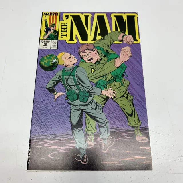 The 'Nam #18 Marvel 1988 Comic Book Graphic Novel Army Military Kg War