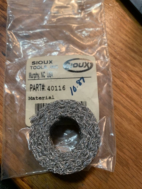 Sioux 40116 exhaust material