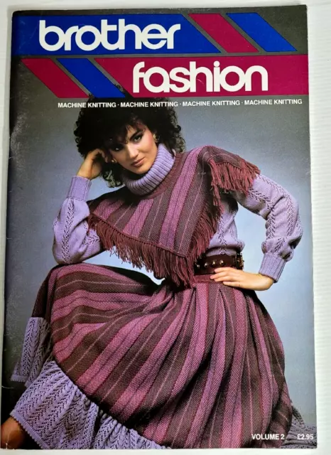 Brother Fashion Vol 2 Machine Knitting Patterns Magazine Men Women Vintage 1990s