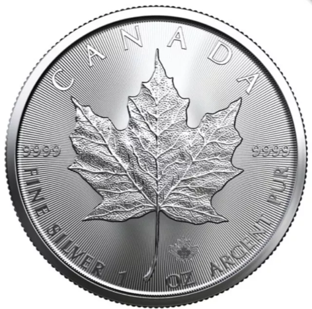 2022 1 oz Silver Canadian Maple Leaf Coin 0.9999