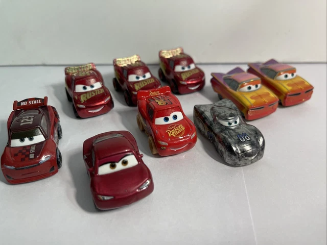 Cars 7 Missing Racers DISNEY PIXAR CARS Mini Racers Die Cast Vehicle Mattel Lot Of 9 ...