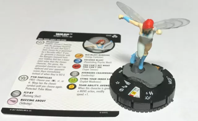 WASP 040 War of the Realms Marvel HeroClix Rare
