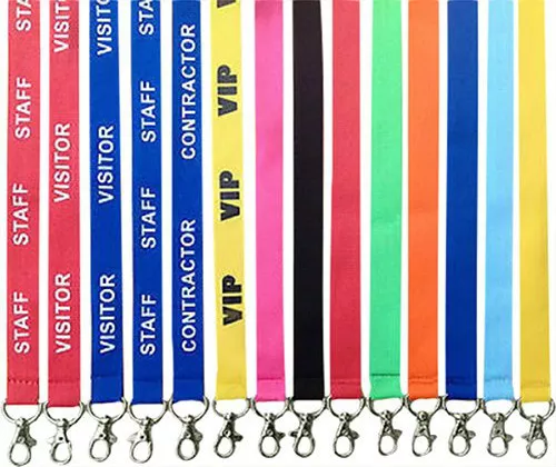 Neck Lanyard with Breakaway Safety  and Metal Thumb Class 20mm