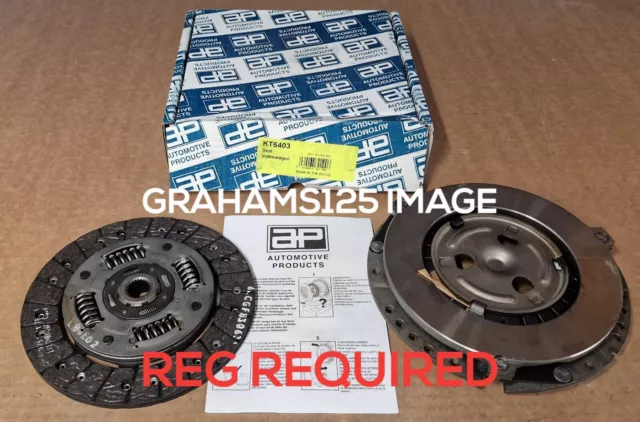 CLUTCH KIT 2 PART 200 mm FITS SEAT CORDOBA IBIZA VW GOLF JETTA AP KT6403