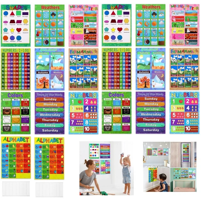 NUMBERS 120 CHART Early Learning Educational Chart For Kids (11