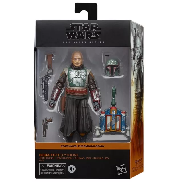 Star Wars Mandalorian Black Series Boba Fett Tython Action Figure 15cm