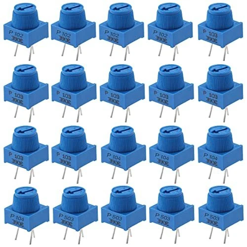 Molence 20PCS Breadboard Trim Potentiometer Kit