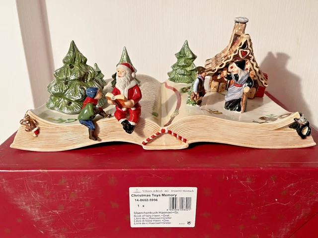 VILLEROY & BOCH Christmas Toys Mémoire Arbre de Noël Avec Enfants 30,5cm Porcel EUR 166,85 - FR