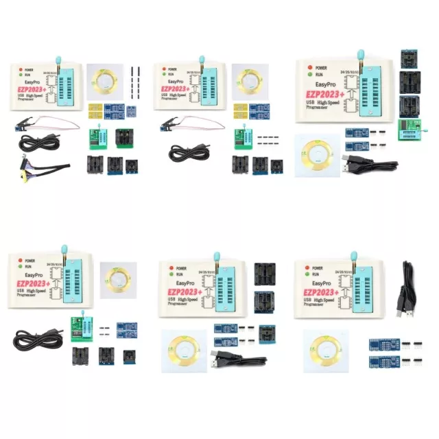 EZP2023 SPI FLASH Programmer Support 25 FLASH SPI 24 25 93 95 EEPROM + Adapters