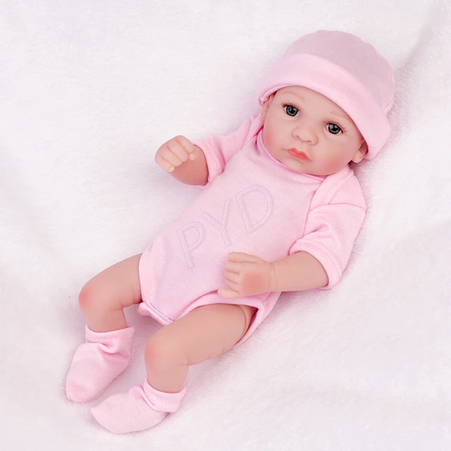 Reborn Baby Dolls Girl Doll Full Body Vinyl Silicone Handmade Newborn Xmas Gift