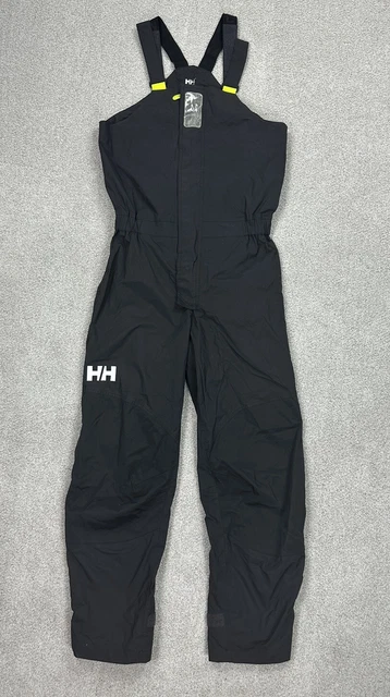 Helly Hanson Bib Overall Pants Adult Black Large Waterproof Rain Men’s