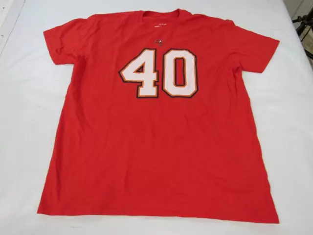 New-Minor-Flaw Mike Alstott #40 Tampa Bay Buccaneers Mens Sizes L-2XL-4XL Shirt