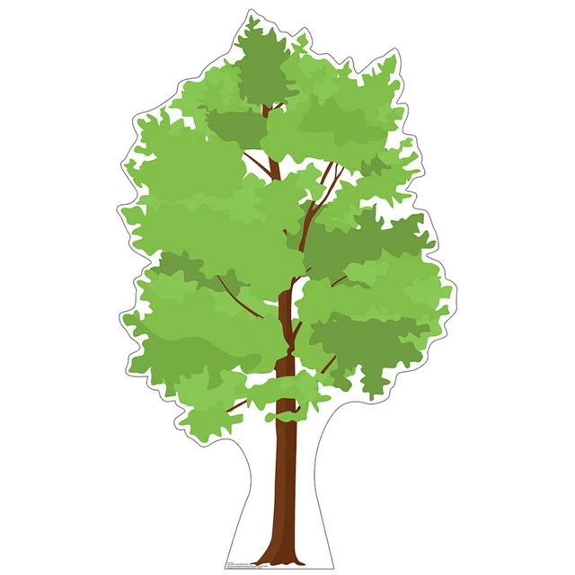 TREE 6 FEET Tall CARDBOARD CUTOUT Standup Standee Poster Nature Prop