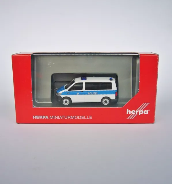 Herpa VW T6 Bus " Bundespolizei " Polizei Einsatzwagen, M 1:87, Art. 096355