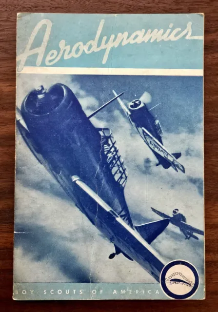 Boy Scouts Of America 1942 Aerodynamics Merit Badge Pamphlet. Proof Edition Rare