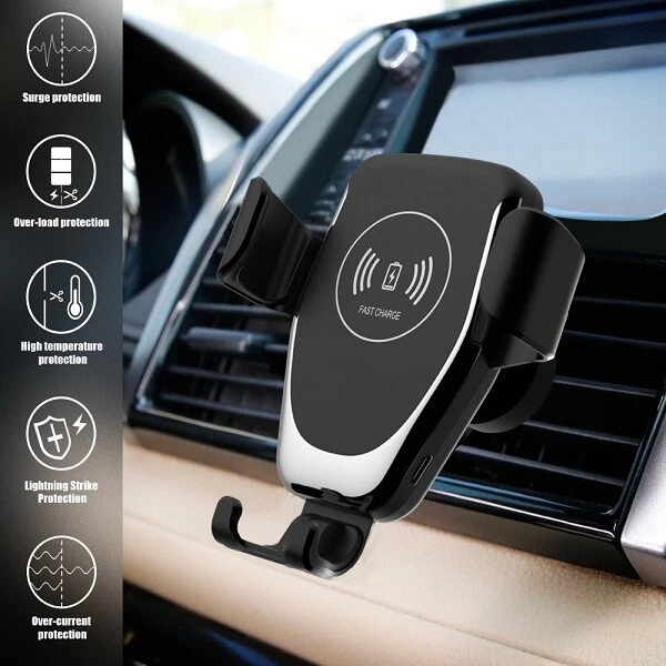 30W Wireless Car Charger Gravity Car Holder Mount For iPhone 13 Pro Samsung S22+