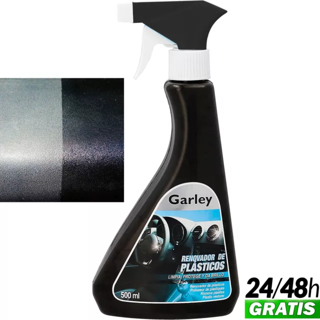 Renovador de Plasticos GARLEY Limpia Proteje da Brillo 500ML Spray Interior Ext.