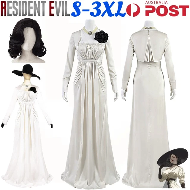 RESIDENT EVIL 8 Village Alcina Dimitrescu Cosplay Costume Lady Dress ...