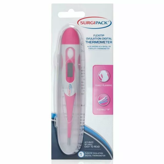 Surgi Pack Ovulation Digital BASAL FERTILITY THERMOMETER ozhealthexperts