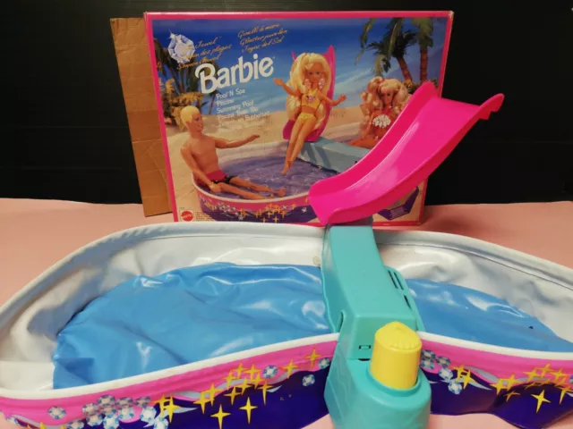 Barbie Mattel Sun Jewel Pool Piscina Con Bolle 1993 #67000 Box