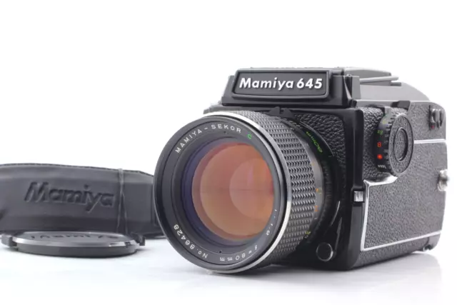 [Near MINT] Mamiya M645 1000s Waist Level Finder w/ C 80mm f/1.9 Lens From JAPAN