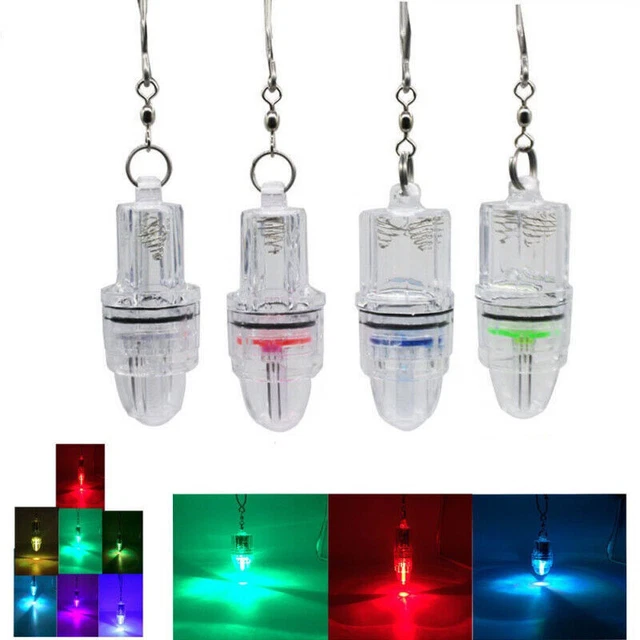 HERCHR Lampe LED De Pêche Profonde – Appât Lumineux Clignotant Jusqu'à 300 M, Avec Hameçon Renforcé