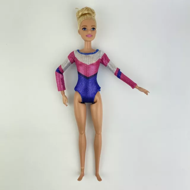 Barbie Doll Gymnast Mattel Blonde Articulated Limbs