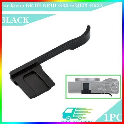 Metal Black Thumbs Up Grip Hot Shoe Cover For Ricoh GR III GRIII GR3 GRIIIX GR3X