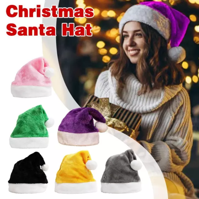 Christmas Hats Unisex Adult Kids Santa Hats New Year Merry Christmas Caps Hot σд