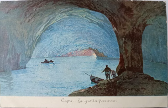 Ansichtskarte Capri - La grotta Azzurra, Capri Italien blaue Lagune