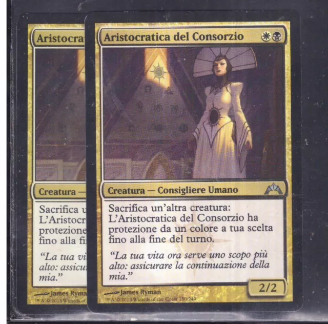 Magic 2x Aristocratica del Consorzio - Cartel Aristocrat 150/249 NC GTC ITA