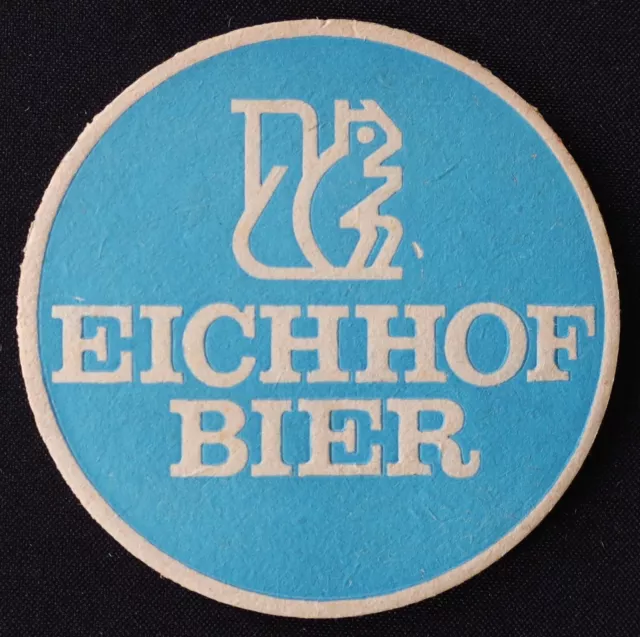 Ancien sous-bock bière EICHHOF BIER PONY coaster 3