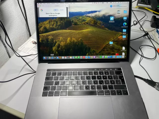 apple macbook pro 15.4 zoll 2018 1 TB SSD, Retina, 16 GB, i7 2,6 Ghz, Hyperdrive