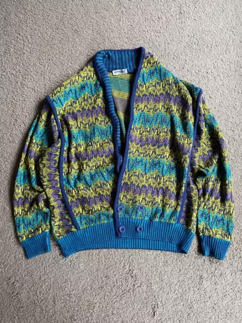 Vintage Carlo Colucci sweater cardigan knitted Size Men's / US M / EU 48-50 / 2