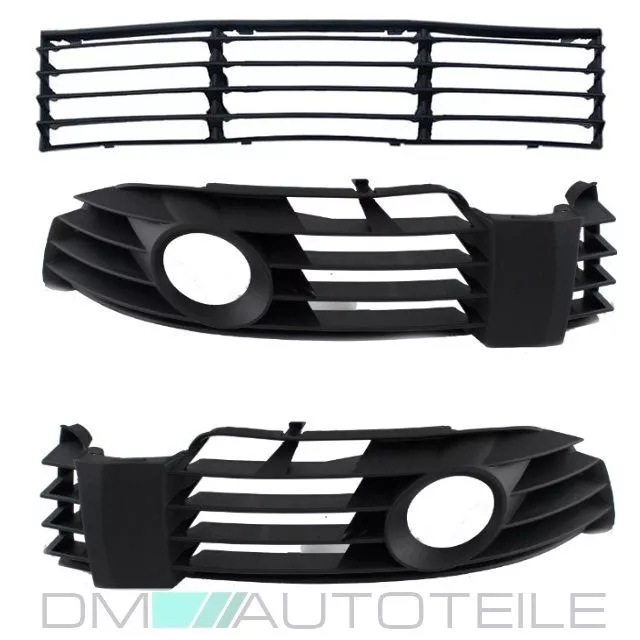 für VW Passat 3BG B5 Stoßstange Gitter Grill Set Mitte Rechts Links 2000-2005