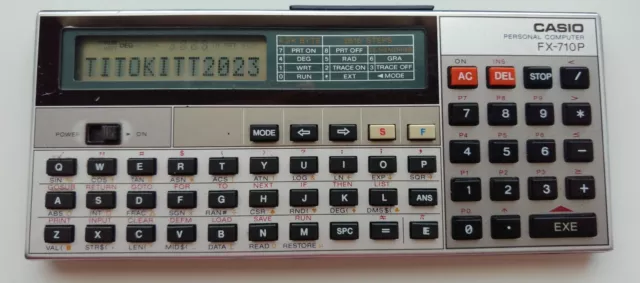 Casio Fx-710P Personal Computer Scientific Calculator Casio Fx-710P Personal Computer Scientific Calculator
