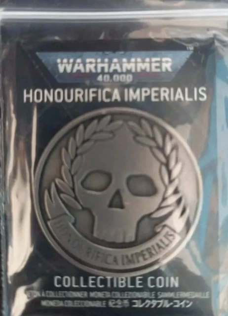 WARHAMMER 40000 COLLECTIBLE Coin Honourifica Imperialis Warhammer World ...