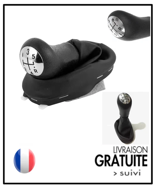 Soufflet De Levier De Vitesse En Cuir Noir Pour Renault Scénic 3 (2009-2016) - Neuf, Marque Maniol
