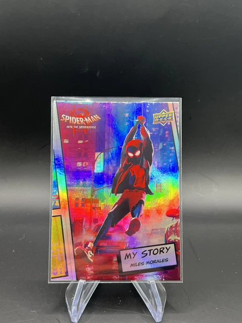 2022 UD Marvel INTO THE SPIDER-VERSE My Story MS-17 Miles Morales SP (SP) 1:38