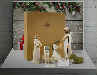 Willow Tree Nativity Set_ 6 piece Sculpted Hand_painted,#26005_ Brand new_ SALE