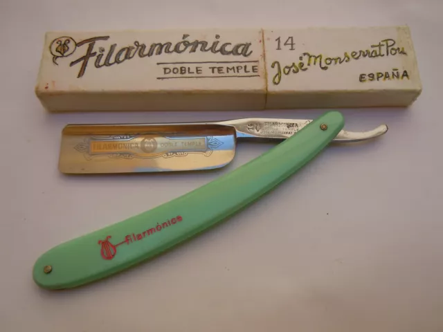 Filarmonica 14 Doble Temple rasoir rasoio rasiermesser straight razor, non shav