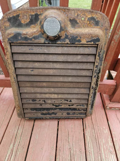 Vintage Pines Winterfront Car Grill Radiator Louvered Cover Model A T Rat Rod
