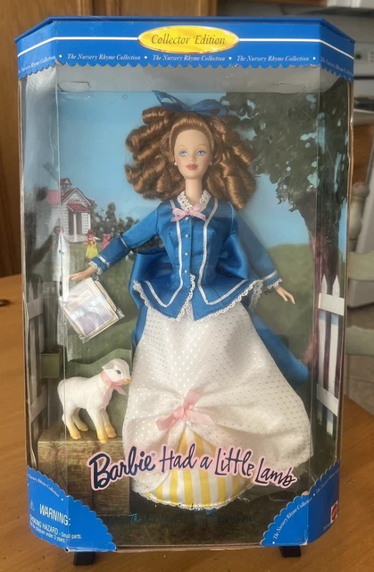 1998 Barbie Mary Had a Little Lamb Nursery Rhyme Collection 21740 NIB NRFB (11)