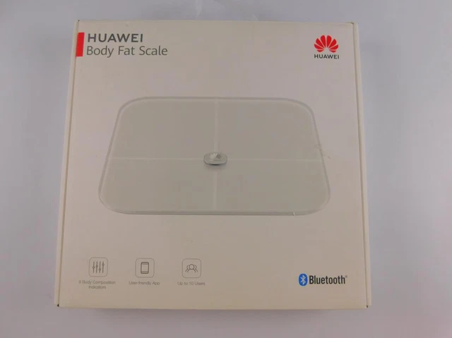 Balanza de vidrio Huawei AH100 blanca