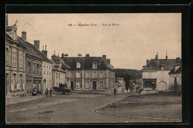 CPA Noailles, Rue de Mouy 1905