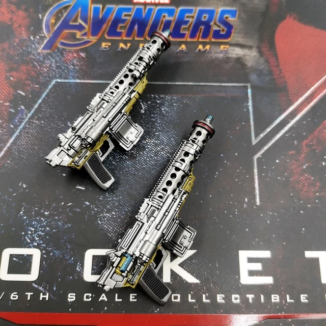 Blasters HotToys 1/6 Rocket Avengers Endgame Figure HT MMS548 Weapon Collectible
